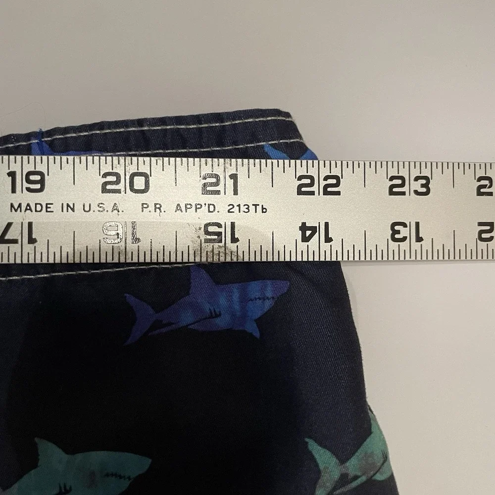 Paradise Collection Men's Board Shorts 3XB Shark Swim Trunks Minor Snags On Back